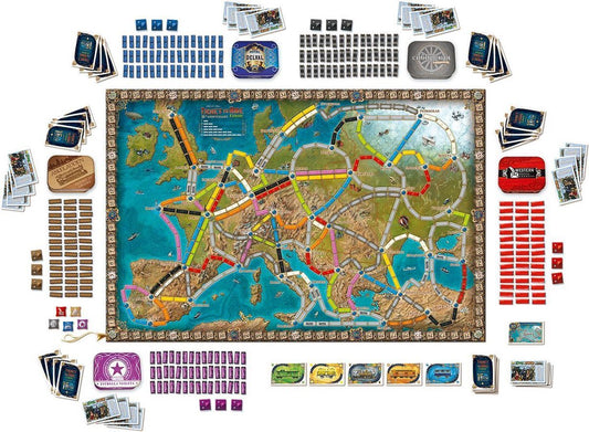 Ticket to Ride - 15th Anniversary Deluxe - Europa - Bordspel | NL _2| Spelgenot