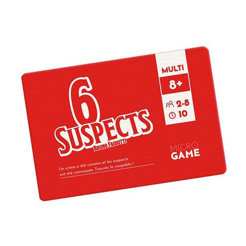 6 Suspects – Kaartspel | EN _1| Spelgenot