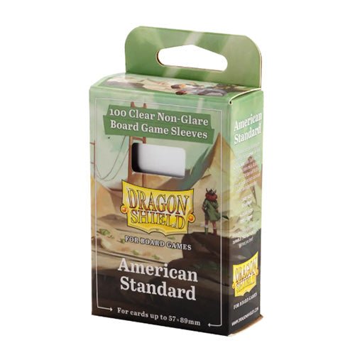 Dragon Shield Board Game Sleeves American Standard 57x89 Non glare 100 st - Accessoires _1| Spelgenot