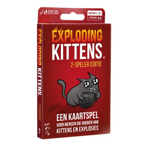 Exploding Kittens : 2 Spelers Editie + Kaartspel | NL _1| Spelgenot