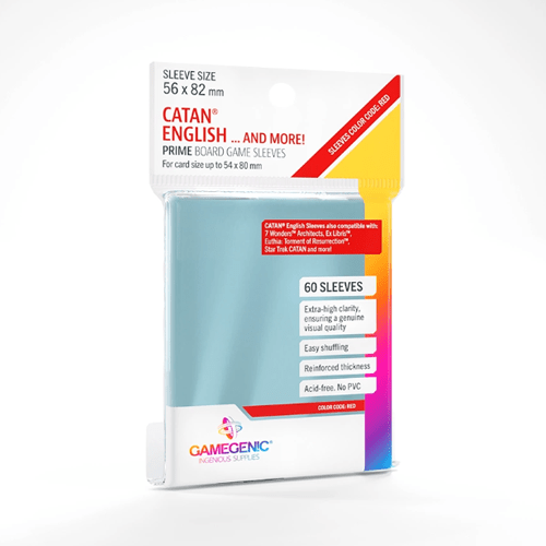 Game Genic Sleeves Prime Board Game Red 56x82 (60st) | Accessoires _1| Spelgenot