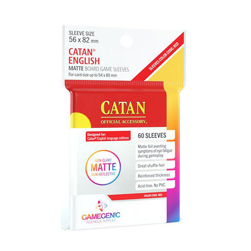 Game Genic Sleeves Prime Board Game Matte Code Red 56x82 (50st) | Accessoires