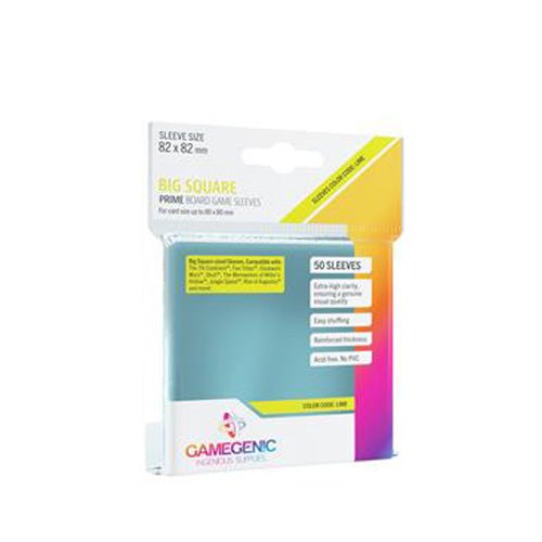 Game Genic Sleeves Prime Board Game Code Lime 80x80 (50st) | Accessoires _1| Spelgenot