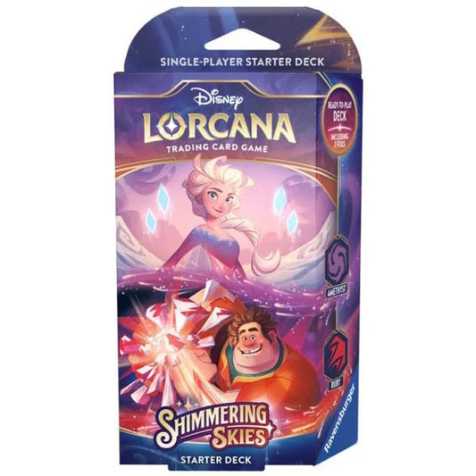 Disney Lorcana : Shimmering skies Starter Deck - Wreck it Ralph & Elsa - Trading Cards | EN _1| Spelgenot