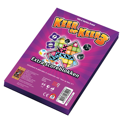 Keer op Keer 3 Scoreblokken Level 1 (2st) – Dobbelspel (NL)