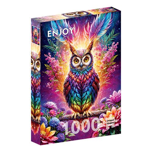 Neon Owl (1000 stukjes) - Puzzel _1| Spelgenot