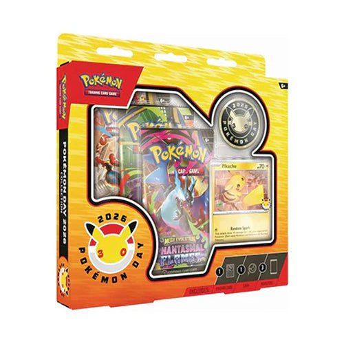 Pokémon Pokemon Day 2026 (3 bst + promo card) - Trading Cards| EN _1| Spelgenot