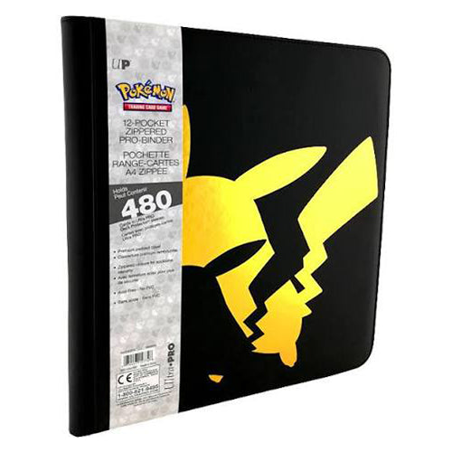 Ultra Pro Zip-Up Pokémon Pikachu 12-Pocket Zippered PRO Binder – Accessoires