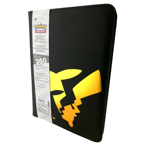 Ultra Pro Zip-Up Pokémon Pikachu 9-Pocket Zippered PRO Binder – Accessoires