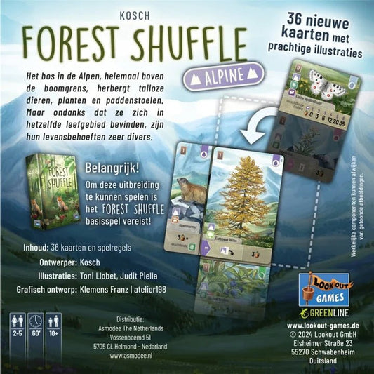 Forest Shuffle: alpine uitbreiding - kaartspel | NL _2| Spelgenot