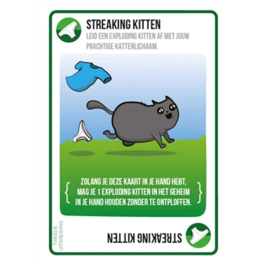 Exploding Kittens: Streaking Kittens uitbreiding - kaartspel | NL _2| Spelgenot