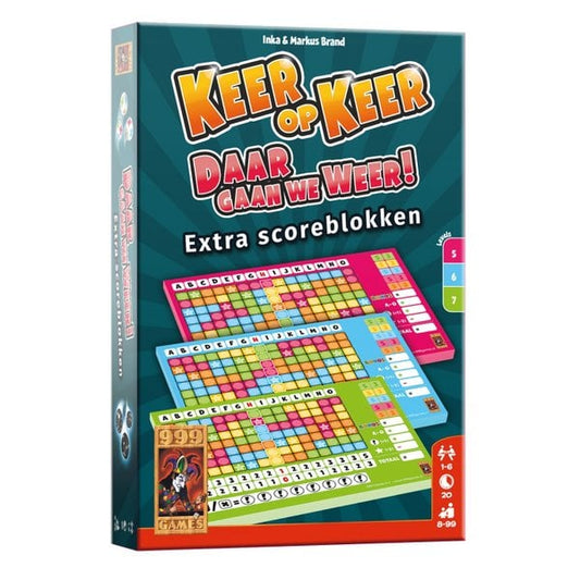 Scoreblokken Keer op Keer - Level 5,6 en 7 - Dobbelspel | NL