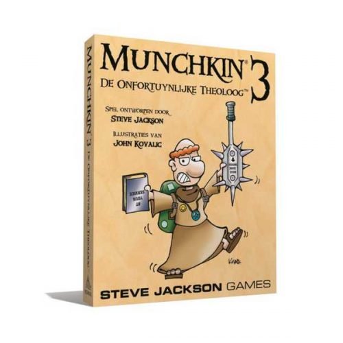 Munchkin 3 – De Onfortuinlijke Theoloog – Kaartspel | NL _1| Spelgenot
