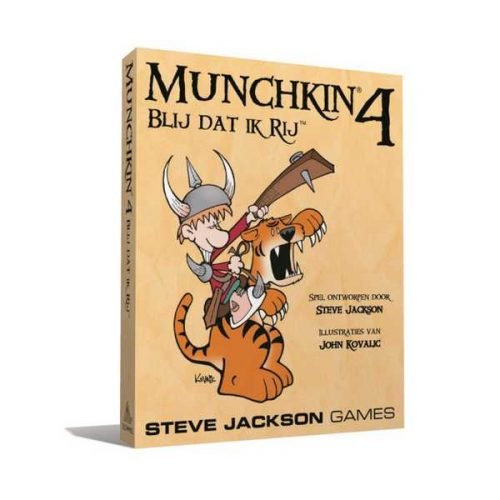 Munchkin 4 – Blij Dat Ik Rij – Kaartspel | NL _1| Spelgenot