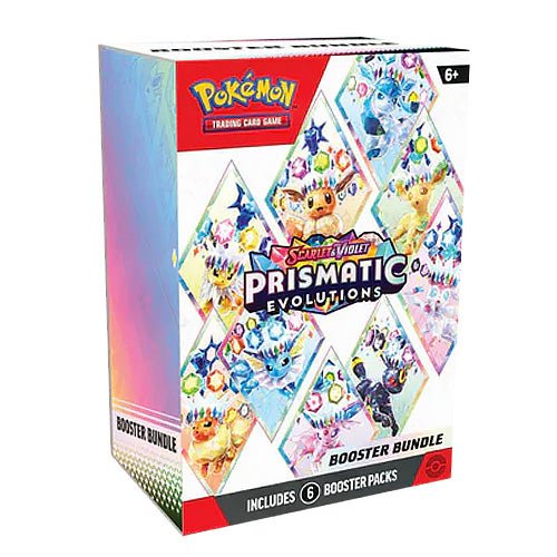 Pokémon : Scarlet & Violet Prismatic Evolutions (Bundle 6 boosters) - Trading Cards | EN _1| Spelgenot
