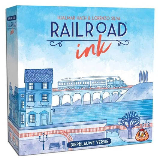 Railroad Ink: Diepblauwe versie - Dobbelspel | NL _1| Spelgenot