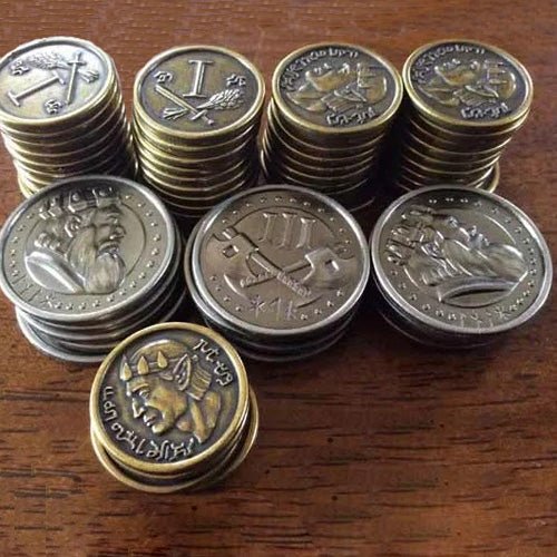 Roll player: metal coins | Accesoires _1| Spelgenot