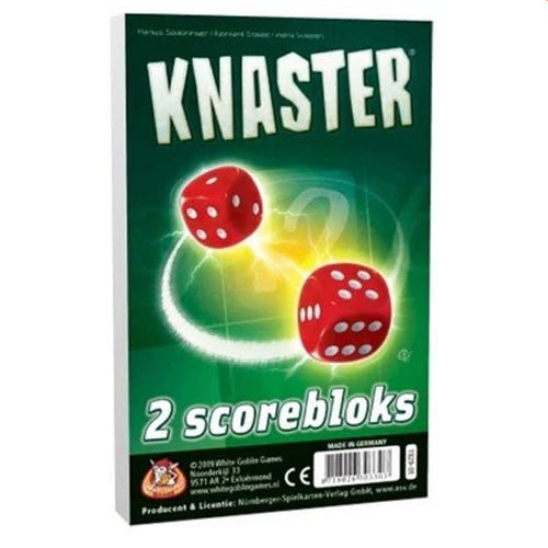 Scoreblokken Knaster - Dobbelspel | NL _1| Spelgenot
