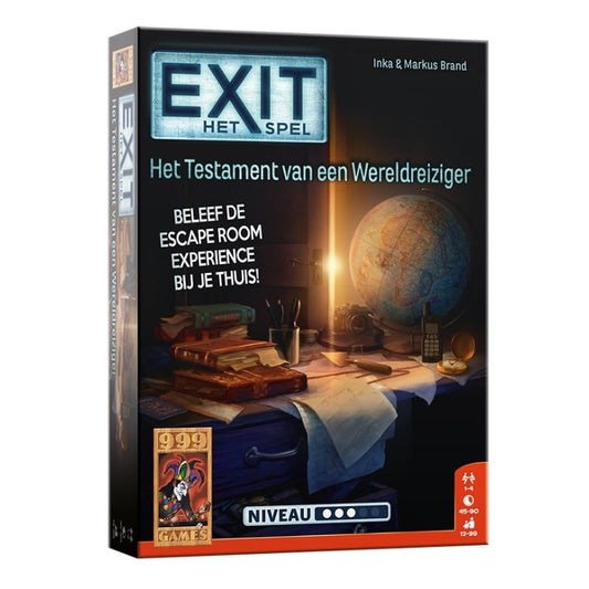 EXIT : Het Testament van een Wereldreiziger - Escapespel | NL _1| Spelgenot