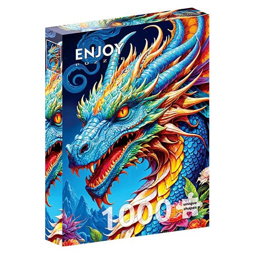 Blue Dragon (1000 stukjes) - Puzzel _1| Spelgenot