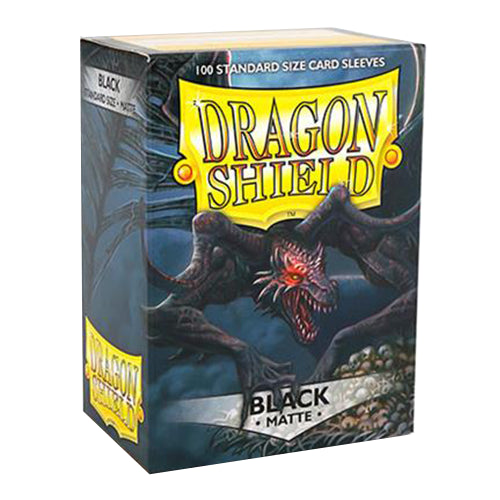 Dragon Shield Matte Black Sleeves (100st) - Accessoires