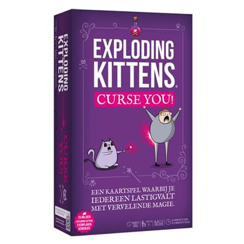 Exploding Kittens Curse you! – Kaartspel (NL)