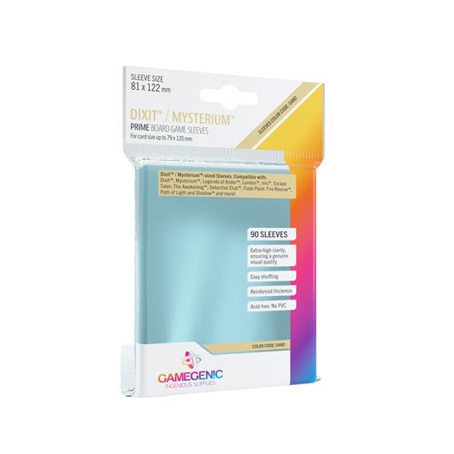 Game Genic Sleeves Prime Board Game Code Sand 81x112 (90st) | Accessoires _1| Spelgenot