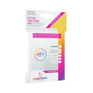 Game Genic Sleeves Prime Board Game Matte Code Magenta 72x112 (60st) | Accessoires _1| Spelgenot