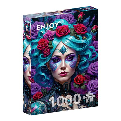 Gothic Flowers Portrait ( 1000 stukjes ) - Puzzel _1| Spelgenot