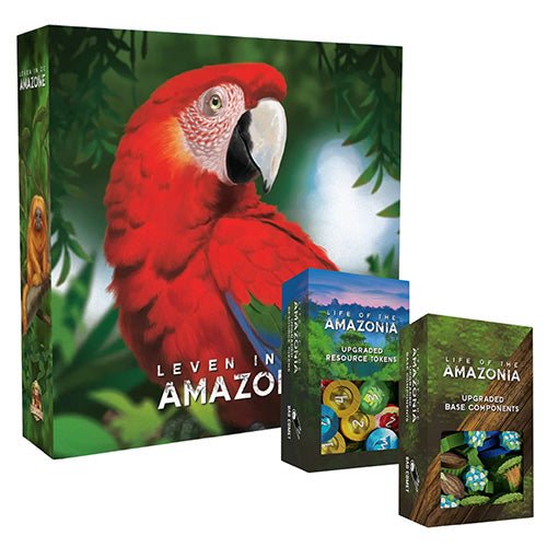 Leven in de Amazone: Complete pakket (incl mini - uitbreiding + promo) - Bordspel 
