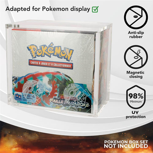 Phoenix Shield Acrylic Case Magnetic - Pokemon Booster Box - Accessoires
