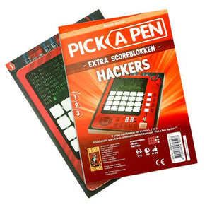 Scoreblokken Pick a Pen: Hackers - Dobbelspel | NL _1| Spelgenot