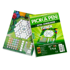 Scoreblokken Pick a Pen: Tuinen - Dobbelspel | NL _1| Spelgenot