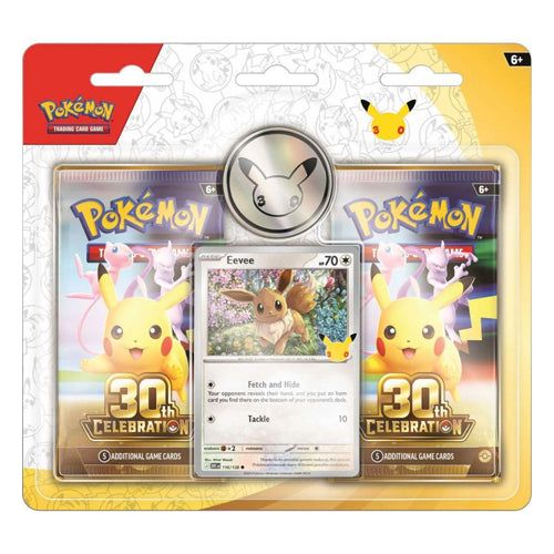 Pokémon 30th Celebration 2 Promo Pack Eevee – Trading Cards (ENG)