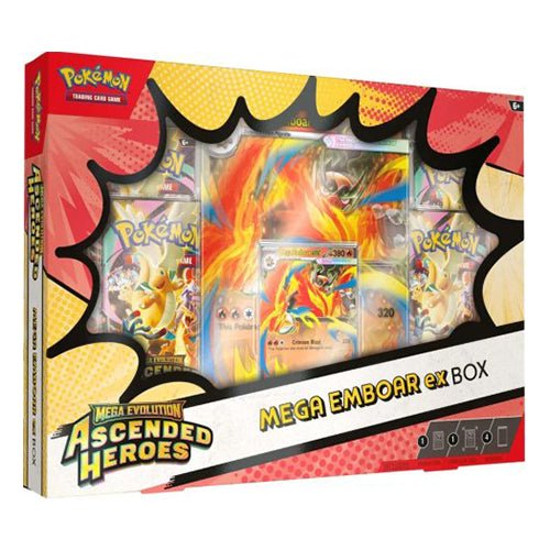 Pokémon Ascended Heroes Mega Emboar EX Box – Trading Cards (ENG) _1| Spelgenot