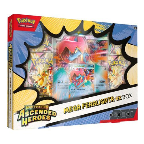 Pokémon Ascended Heroes Mega Feraligatr EX Box – Trading Cards (ENG) _1| Spelgenot