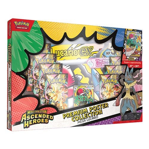 Pokémon Mega Evolution Ascended Heroes Poster Collection Mega Lucario ex - Trading Cards| EN _1| Spelgenot