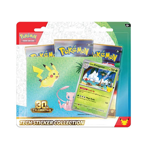 Pokémon 30th Celebration Tech Sticker Collection – Alolan Exeggutor – Trading Cards (ENG)