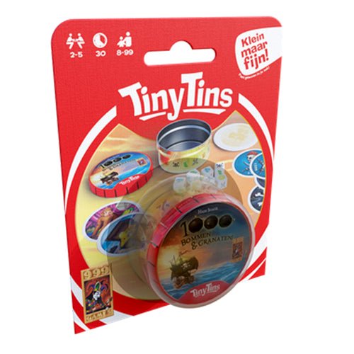 Tiny Tins: 1000 Bommen & Granaten! – Dobbelspel (NL) _1| Spelgenot