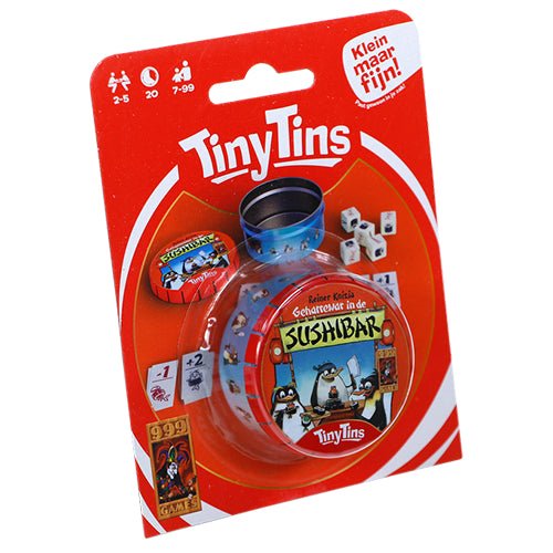 Tiny Tins Geharrewar in de Sushibar – Dobbelspel (NL) _1| Spelgenot