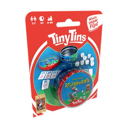 Tiny Tins: Regenwormen - Bordspel | NL _1| Spelgenot