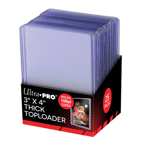 Ultra Pro Toploaders 3x4 Clear Thick 100PT (25st) - Accessoires