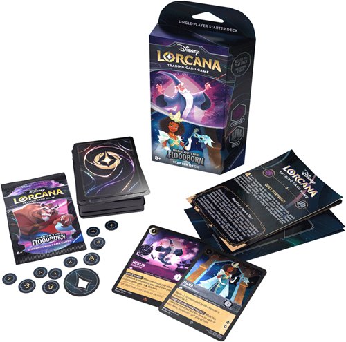 Disney Lorcana : Rise of the Floodborn Starterdeck Merlin / Tiana - Trading Cards | EN _2| Spelgenot