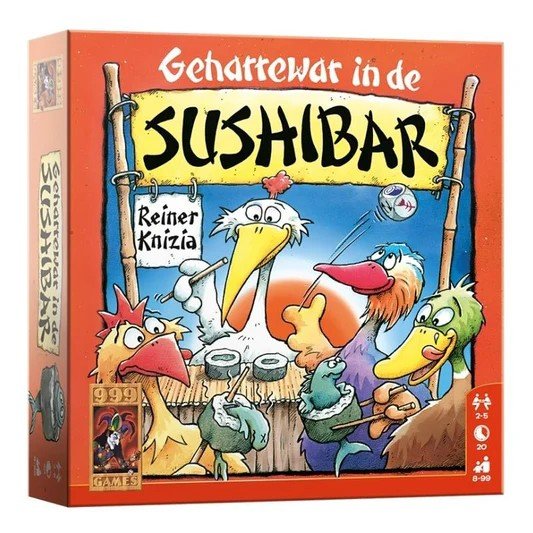 Geharrewar in de Sushibar - Dobbelspel | NL _1| Spelgenot