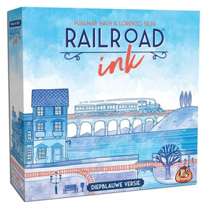Railroad Ink: Diepblauwe versie - Dobbelspel | NL _1| Spelgenot