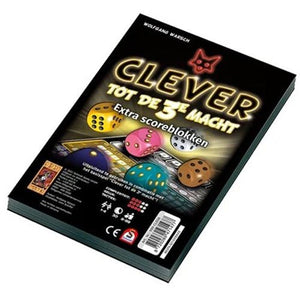 Scoreblokkken Clever tot de 3e macht - Dobbelspel | NL _1| Spelgenot