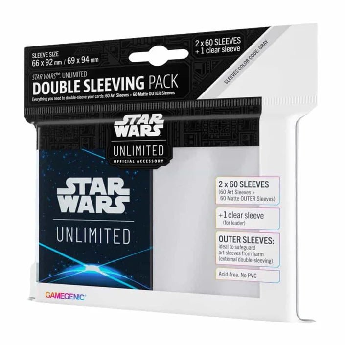 Game Genic Star Wars Unlimited Double Sleeving Pack - Space Blue _1| Spelgenot