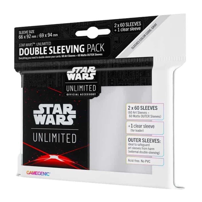 Game Genic Star Wars Unlimited Double Sleeving Pack - Space Red _1| Spelgenot